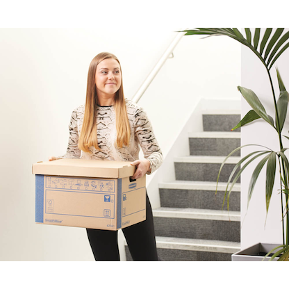 Artikelbild 13 für 5 Bankers Box Umzugskartons SmoothMove Prime 46,4 x 39,0 x 29,4 cm, Artikelnummer 538969