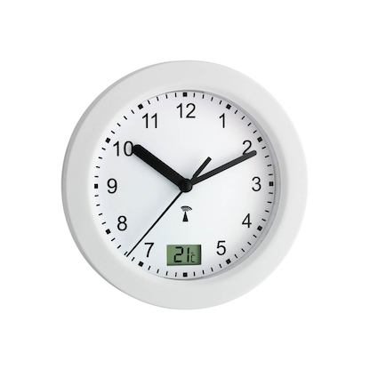 Artikelbild 19 für TFA® Funkwanduhr 60.3501 weiß silber Aluminium, Ø 17,0 cm, Artikelnummer 914883