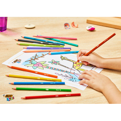 Artikelbild 2 für BIC Kids Tropicolor Buntstifte farbsortiert, 12 St., Artikelnummer 700292
