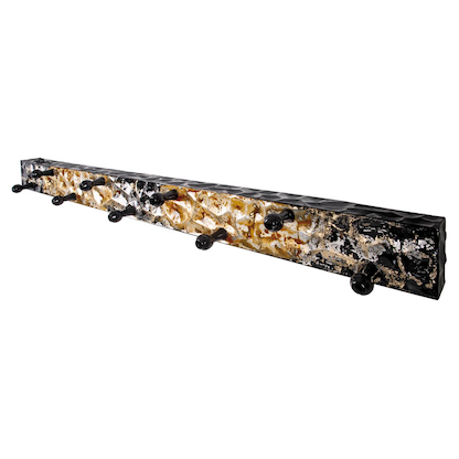 Artikelbild 4 für HAKU Möbel Wandgarderobe 32569 Motiv Metall 9 Haken 115,0 x 11,0 cm, Artikelnummer 552321