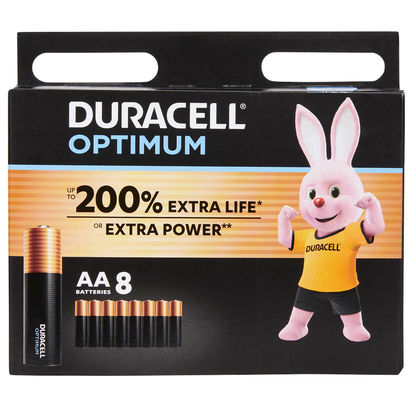 Artikelbild 2 für 8 DURACELL Batterien Optimum Mignon AA 1,5 V, Artikelnummer 105199