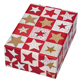 Artikelbild 1 für JUNG SCHÖNER VERPACKEN Geschenkpapier Silent Night Sterne mehrfarbig, 20,0 m, Artikelnummer 384198