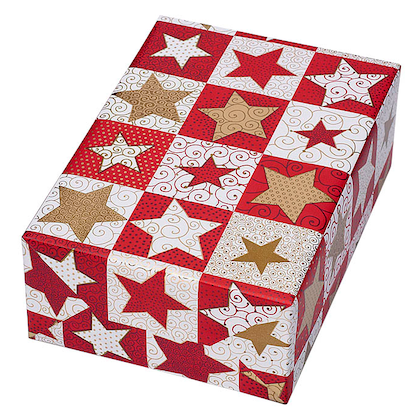 Artikelbild 16 für JUNG SCHÖNER VERPACKEN Geschenkpapier Silent Night Sterne mehrfarbig, 20,0 m, Artikelnummer 384198