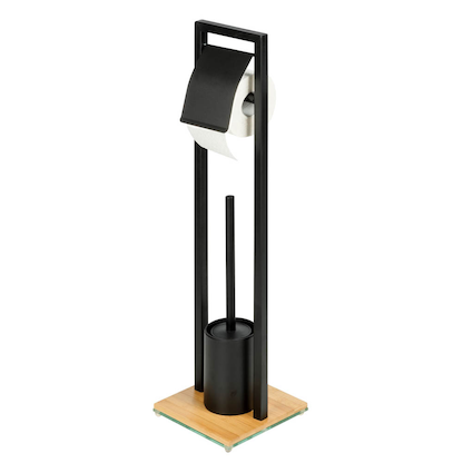 Artikelbild 6 für WENKO WC-Garnitur Bambusa schwarz Metall, Artikelnummer 813987