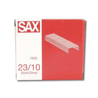 Artikelbild 5 für 1.000 sax design Heftklammern 23/10, Artikelnummer 390013