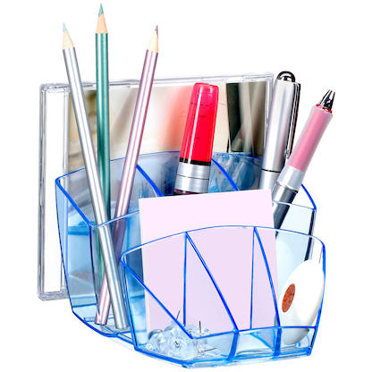 Artikelbild 11 für cep Stiftehalter Ice Blue blau-transparent Polystyrol 6 Fächer 14,3 x 15,8 x 9,3 cm, Artikelnummer 403253