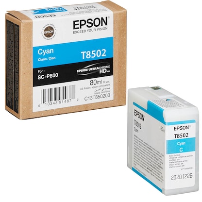 Artikelbild 9 für EPSON T8502 cyan Druckerpatrone, Artikelnummer 547683