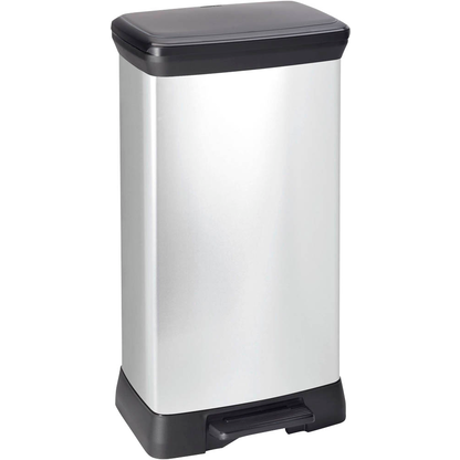 Artikelbild 21 für curver DECOBIN SLIM BIN Mülleimer 50,0 l silbermetallic, Artikelnummer 701134