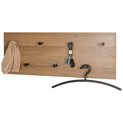 Artikelbild 5 für HAKU Möbel Wandgarderobe 37142 eiche Holz 7 Haken 80,0 x 30,0 cm, Artikelnummer 965436
