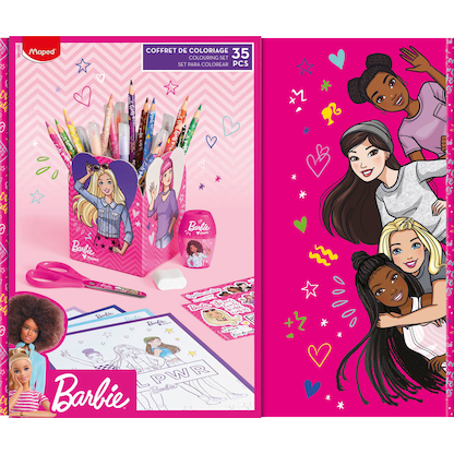 Artikelbild für maped Barbie Malset farbsortiert, 1 Set, Artikelnummer 260527