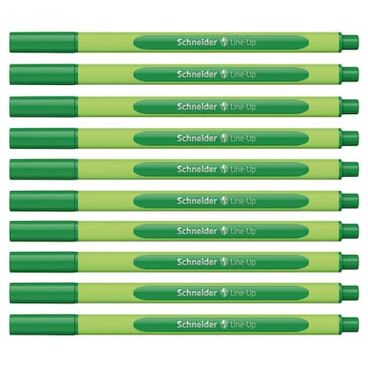 Artikelbild 20 für Schneider Line-Up Fineliner grün 0,4 mm, 10 St., Artikelnummer 326350
