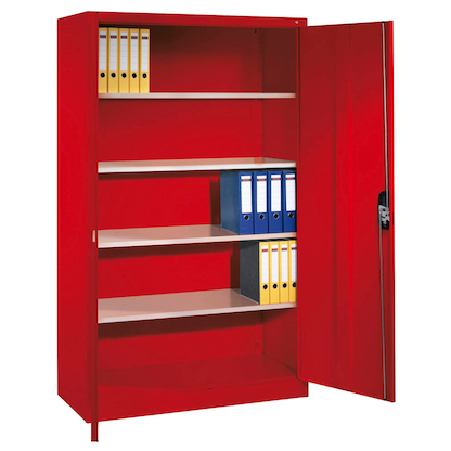 Artikelbild für CP Metallschrank C 2000 Acurado 9480-000 S10823 feuerrot 120,0 x 50,0 x 195,0 cm, aufgebaut, Artikelnummer 413498