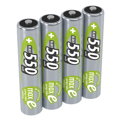 Artikelbild 8 für 4 ANSMANN Akkus maxE Micro AAA 550 mAh, Artikelnummer 890499