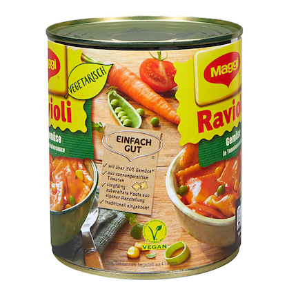 Artikelbild 2 für Maggi® Ravioli Gemüse Fertiggericht 800,0 g, Artikelnummer 196572
