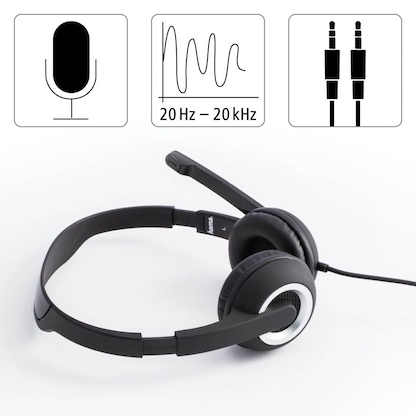 Artikelbild 3 für hama HS-P150 Headset schwarz, Artikelnummer 720724