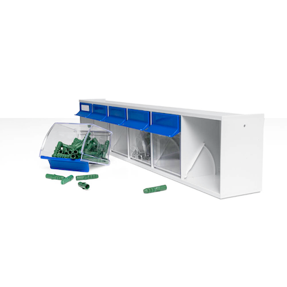 Artikelbild 5 für hünersdorff Sortimentskasten unbefüllt MultiStore grau 6 Fächer, Artikelnummer 167538