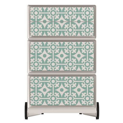 Artikelbild 3 für PAPERFLOW easyBox Vintage Rollcontainer weiß, bunt 4 Auszüge 39,0 x 43,6 x 64,2 cm, Artikelnummer 214469