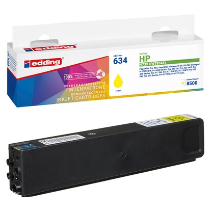 Artikelbild 22 für edding EDD-634 gelb Druckerpatrone kompatibel zu HP 973X (F6T83AE), Artikelnummer 490497