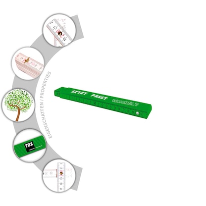 Artikelbild 3 für TOX Meterstab SITZT PASST WACKELT Holz 200,0 cm, Artikelnummer 560217