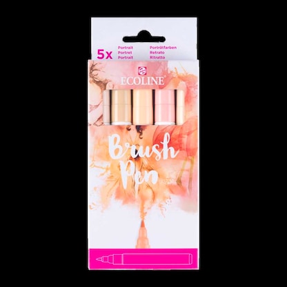 Artikelbild 2 für Talens ECOLINE® Brush-Pens rosa, 5 St., Artikelnummer 926436