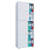 Artikelbild 1 für VCM my office Schiebetürenschrank XXL Lona, 914374 weiß 3 Fachböden 70,0 x 37,0 x 183,0 cm, Artikelnummer 886080