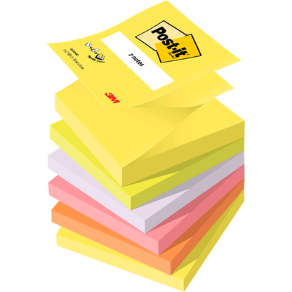 Artikelbild 2 für Post-it® Z-Notes Haftnotizen R330NR farbsortiert, 6 Blöcke, Artikelnummer 489567