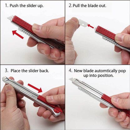 Artikelbild 5 für NT Cuttermesser A-1000RP silber 9 mm, 1 St., Artikelnummer 371686