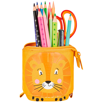 Artikelbild 3 für herlitz Stiftehalter Lion gelb Kunststoff 14,0 x 7,5 x 18,5 cm, Artikelnummer 556239