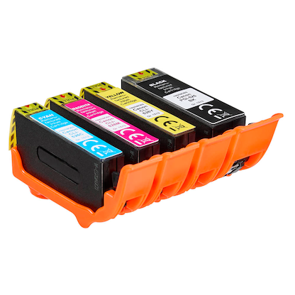 Artikelbild 3 für dots schwarz, cyan, magenta, gelb Druckerpatronen kompatibel zu Canon PGI525PGBK, CLI526C/M/Y, 4er-Set, Artikelnummer 575468