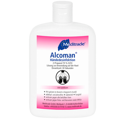 Artikelbild 9 für Meditrade® Alcoman® Händedesinfektionsgel 150 ml, Artikelnummer 565639