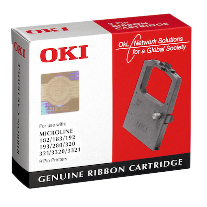 Artikelbild 2 für OKI 09002303 schwarz Farbband, 1 St., Artikelnummer 569905