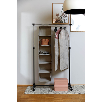 Artikelbild 4 für WENKO Teleskop-Garderobe Mikey schwarz Metall 90,0 x 103,0-170,0 cm, Artikelnummer 816654