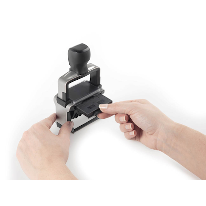 Artikelbild 5 für trodat Textstempel, individualisierbar 5204 selbstfärbend schwarz mit Logo, 1 St., Artikelnummer 320965