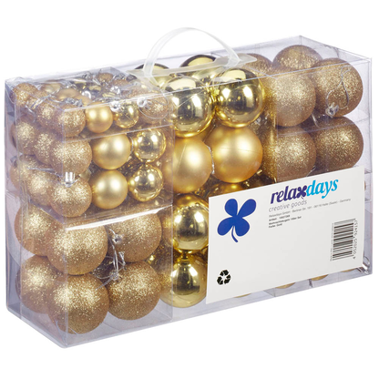 Artikelbild für 100 relaxdays Weihnachtskugeln, Artikelnummer 362101
