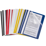 Artikelbild 1 für 10 Schnellhefter Kunststoff farbsortiert DIN A5, Artikelnummer 253129