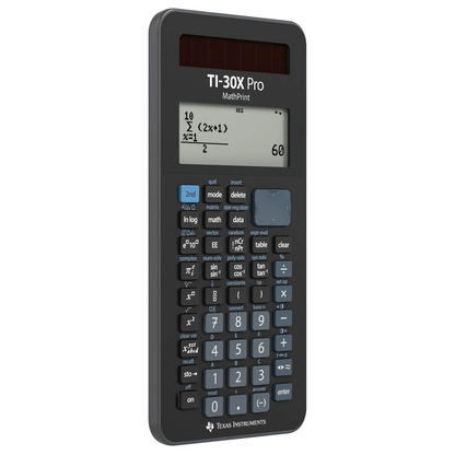 Artikelbild 3 für TEXAS INSTRUMENTS TI-30X Pro MathPrint™ Wissenschaftlicher Taschenrechner schwarz, Artikelnummer 520332