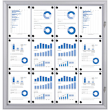 Artikelbild 1 für Showdown® Displays Schaukasten S alu 12x DIN A4, Artikelnummer 132258