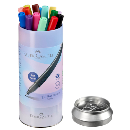 Artikelbild 5 für FABER-CASTELL Grip Dose Fineliner farbsortiert 0,4 mm, 15 St., Artikelnummer 278091
