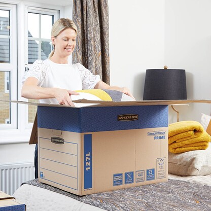 Artikelbild 10 für 5 Bankers Box Umzugskartons SmoothMove FastFold 63,2 x 48,0 x 46,3 cm, Artikelnummer 539068