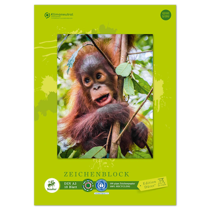 Artikelbild 3 für Edition Dürer Zeichenblock green DIN A3, Artikelnummer 421523