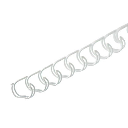 Artikelbild 8 für 100 LMG Drahtbinderücken weiß für 30 Blatt, Artikelnummer 555607