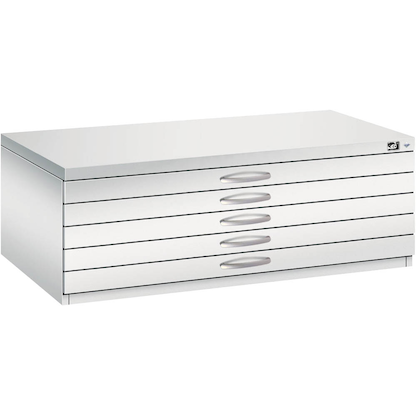 Artikelbild 3 für CP 7100 Planschrank lichtgrau 5 Schubladen 110,0 x 76,5 x 42,0 cm, Artikelnummer 681991