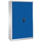 Artikelbild 1 für CP Metallschrank 08930-00 S10009 lichtgrau, enzianblau 120,0 x 40,0 x 195,0 cm, aufgebaut, Artikelnummer 415657
