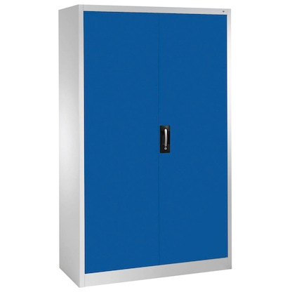 Artikelbild 10 für CP Stahlschrank 08930-00 S10009 lichtgrau, enzianblau 120,0 x 40,0 x 195,0 cm, aufgebaut, Artikelnummer 415657