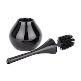 Artikelbild 1 für WENKO WC-Garnitur Flakon schwarz Stein, Artikelnummer 531977