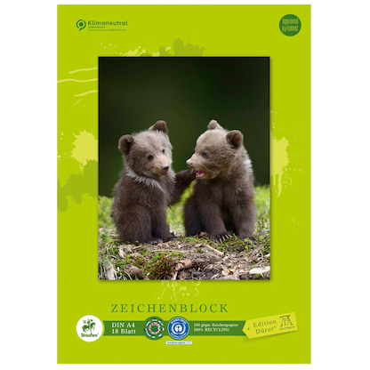 Artikelbild 3 für Edition Dürer Zeichenblock green DIN A4, Artikelnummer 421519