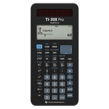 Artikelbild 2 für TEXAS INSTRUMENTS TI-30X Pro MathPrint™ Wissenschaftlicher Taschenrechner schwarz, Artikelnummer 520332