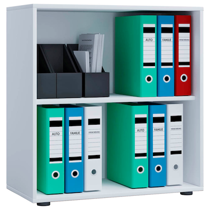 Artikelbild für VCM my office Aktenregal L weiß 70,0 x 37,0 x 74,0 cm, Artikelnummer 345054