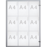 Artikelbild 1 für MAUL Schaukasten Extraslim grau 9x DIN A4, Artikelnummer 515130