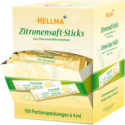 Artikelbild 2 für HELLMA Zitronensaft, 100 x 4,0 ml, Artikelnummer 762421